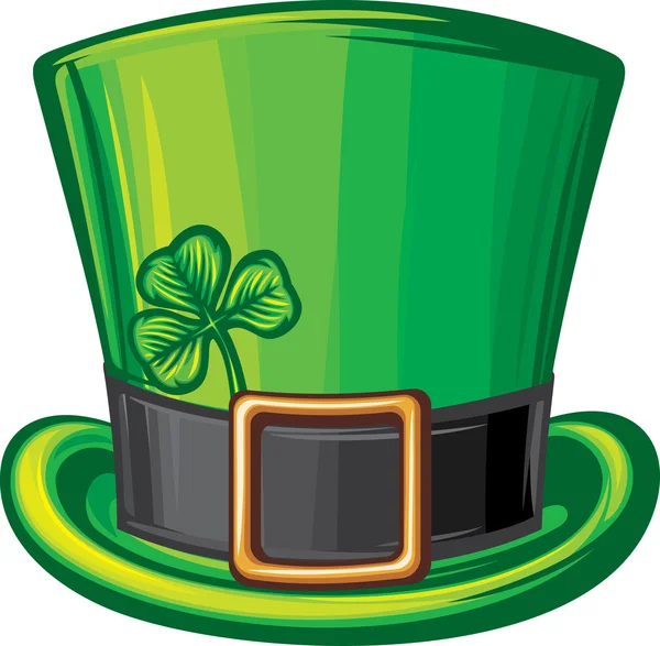 St patrick green hat — Stock Vector