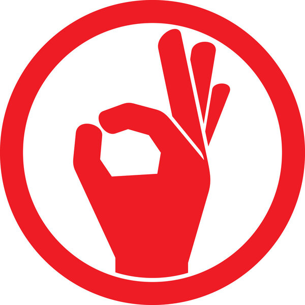 Human okay hand sign