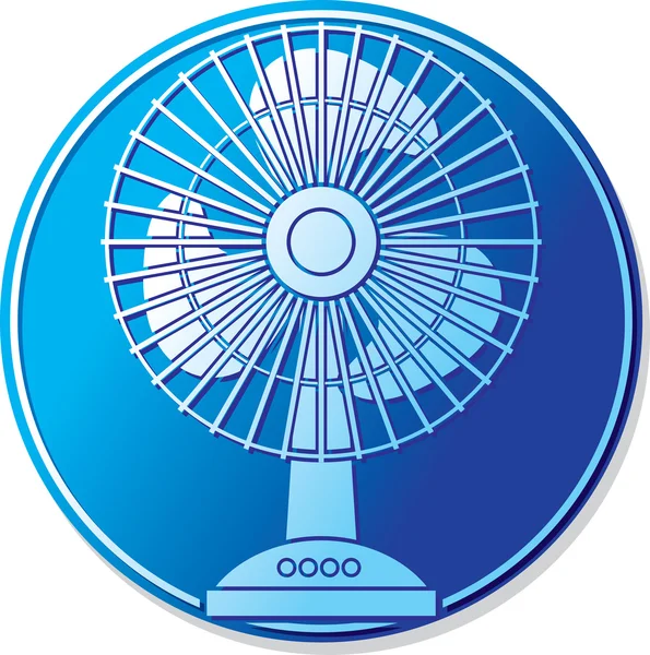 Table fan button — Wektor stockowy