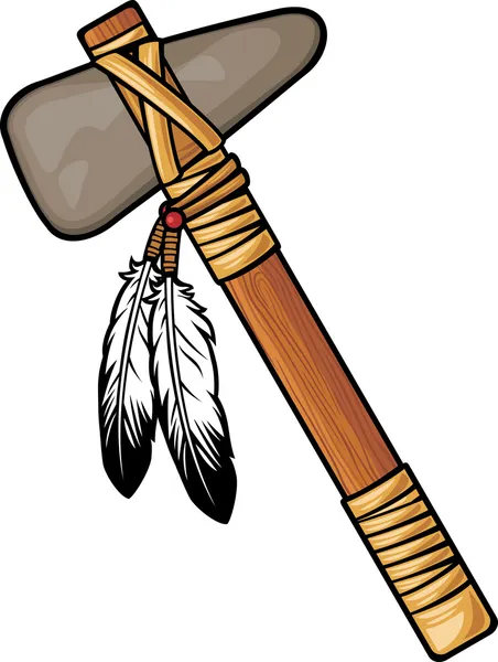 Native american tomahawk — Stock Vector © Tribaliumivanka #26979629