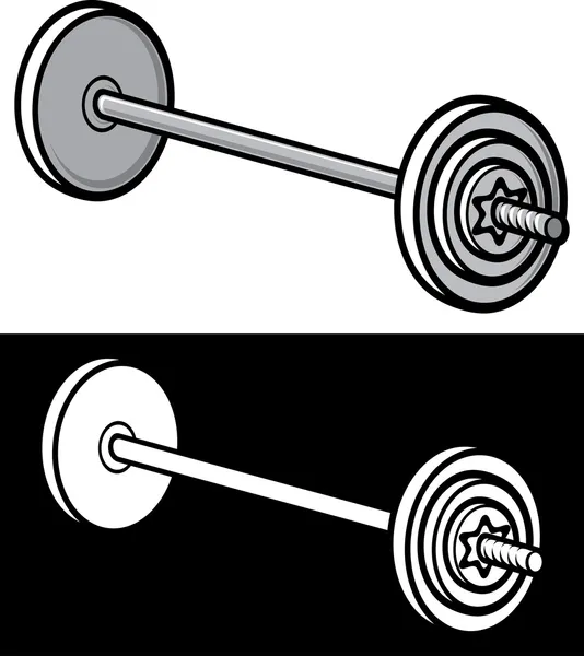 Weight dumbbell — Stock Vector