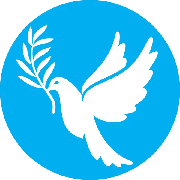 Dove of peace (peace dove, symbol of peace) Stock Illustration