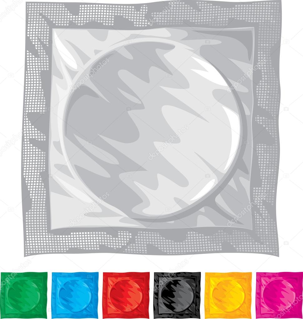 Vector illustration of condom