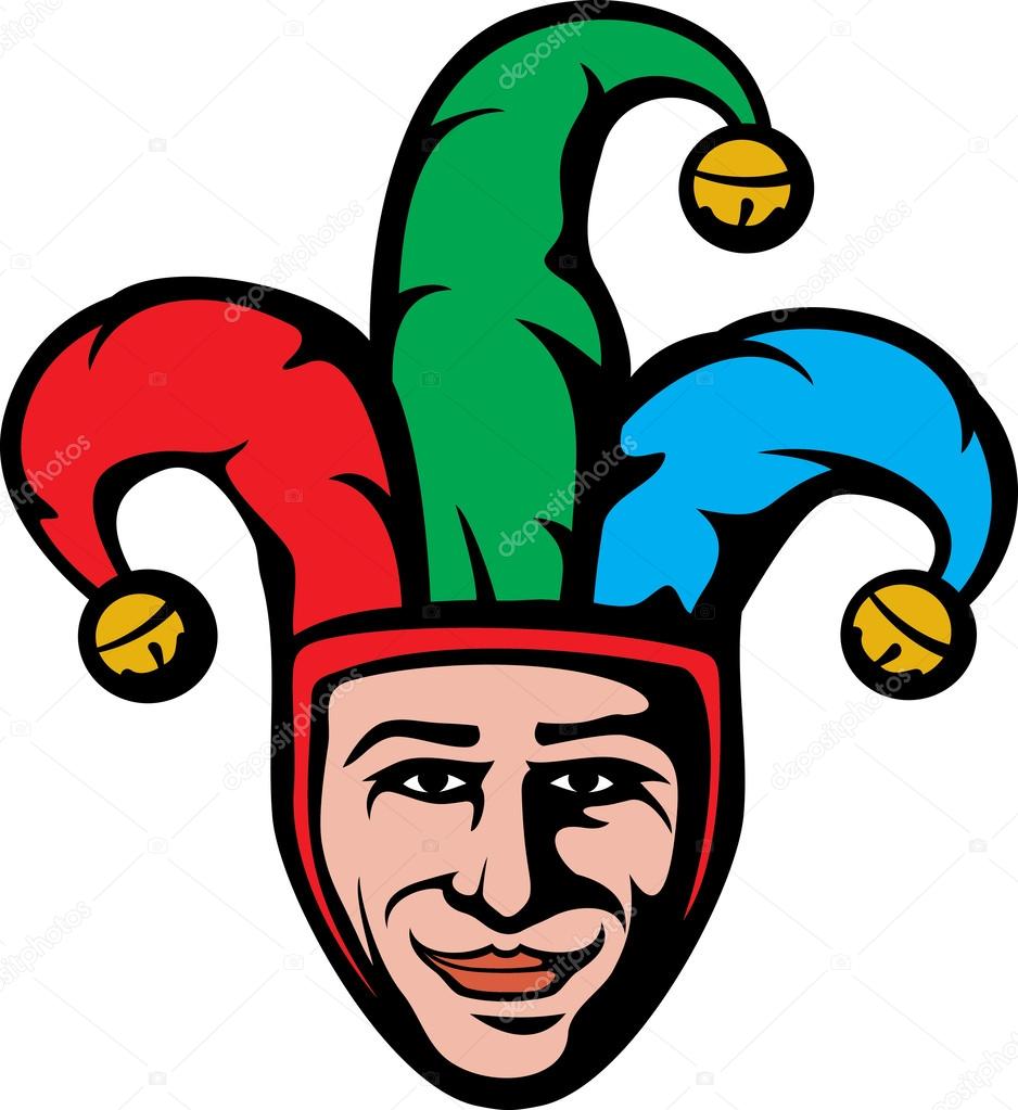 Jester head (smiling joker)