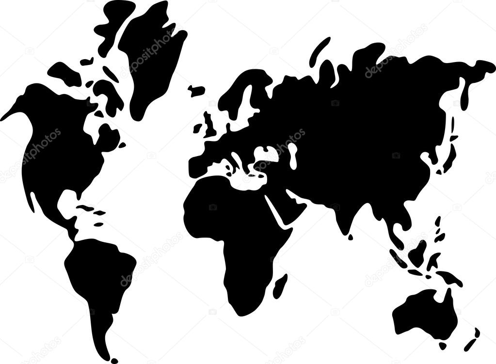 世界地図のイラスト ストックベクター C Tribaliumivanka 世界地図のイラスト ストックベクター C Tribaliumivanka
