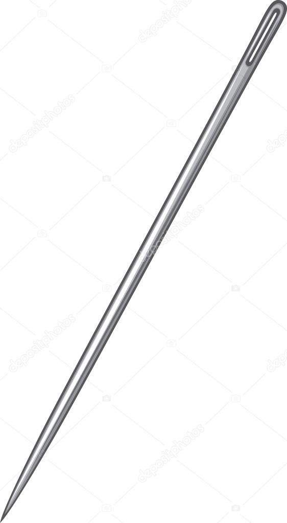 Sewing needle (needle for sewing, metal sewing needle with eyelet and )