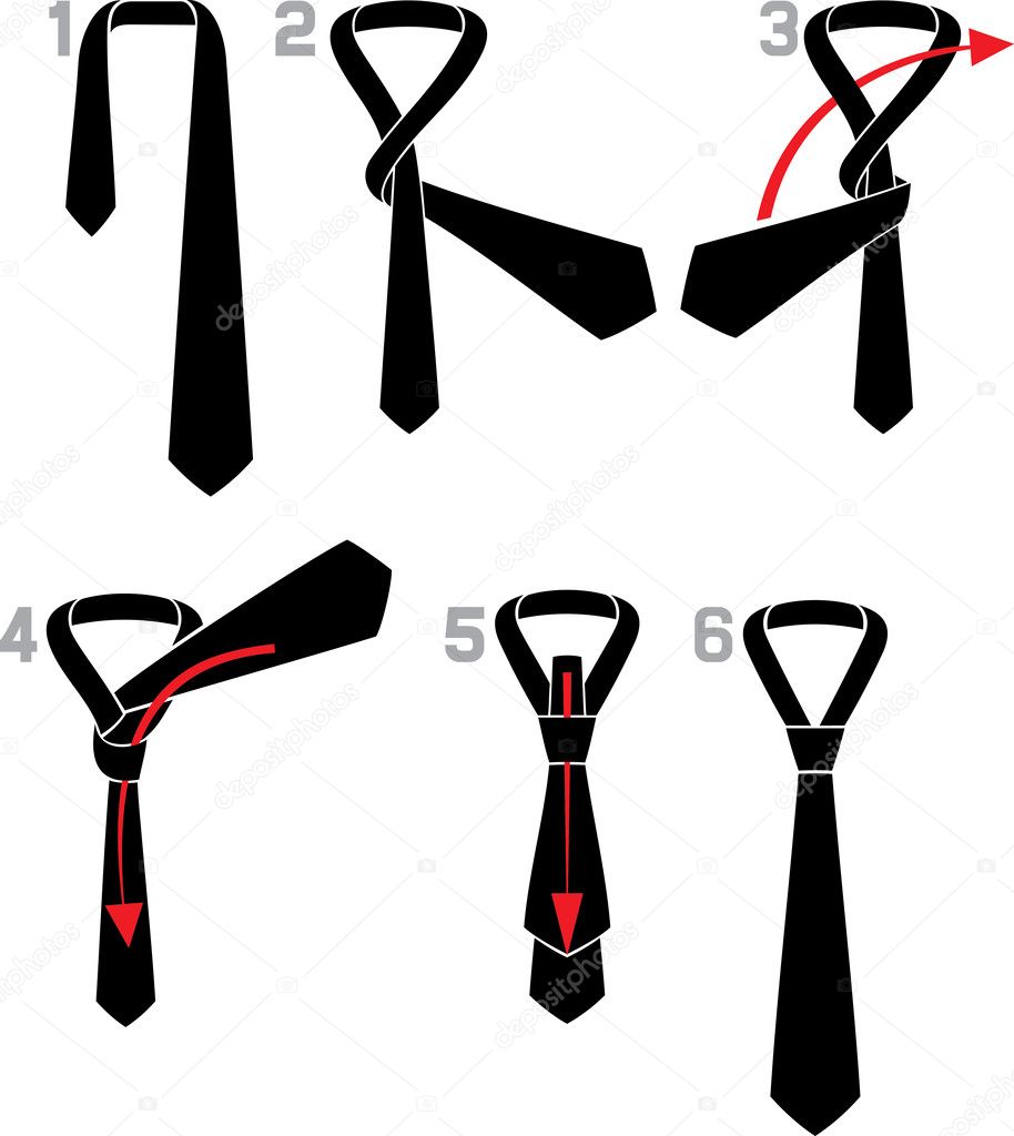Tie and knot instructions