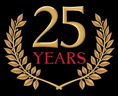 Altın defne çelengi 25 yıl