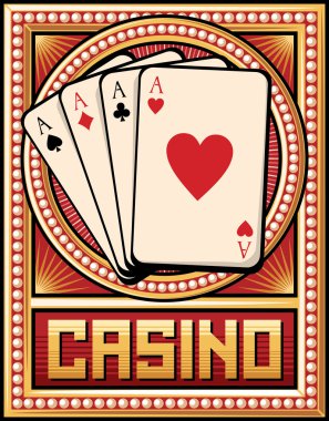 Casino etiket tasarımı