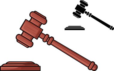 Gavel - yargıç ya da müzayedecinin çekici