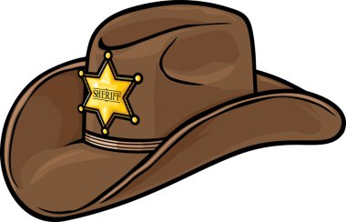 Eski batı şerif şapkası