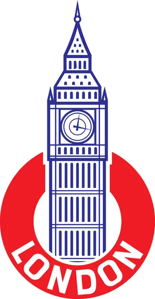 Diseño Big Ben — Vector de stock