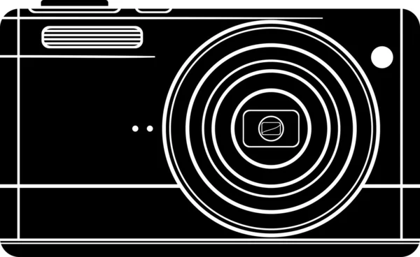 Compacte digitale camera — Stockvector