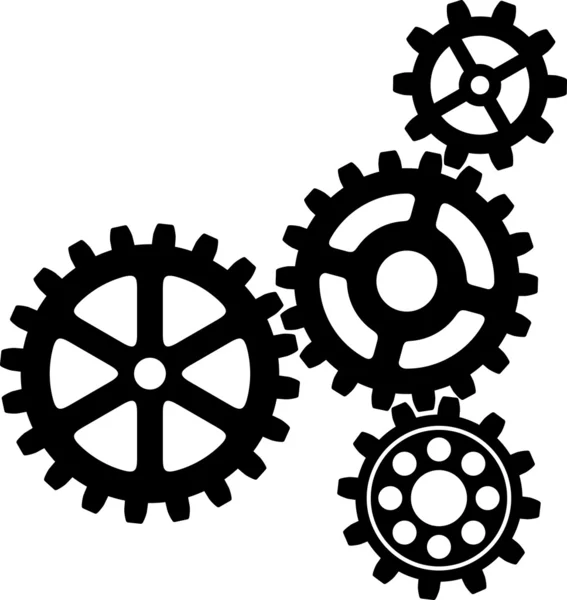 Växande gears — Stock vektor