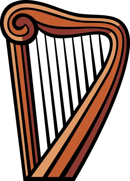 Harp vektör — Stok Vektör