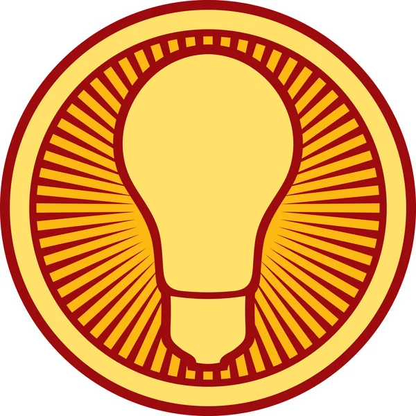 Light bulb Icon — Stock Vector