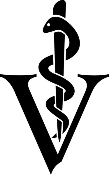 Veterinäres Symbol — Stockvektor