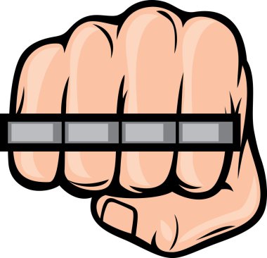 pirinç knuckle yumruk