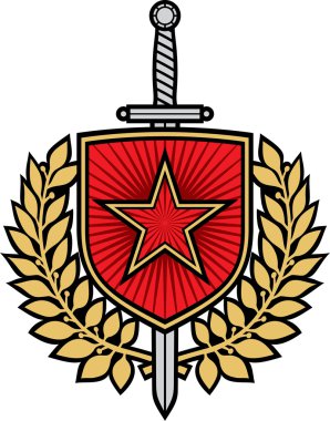 Star ve defne çelengi