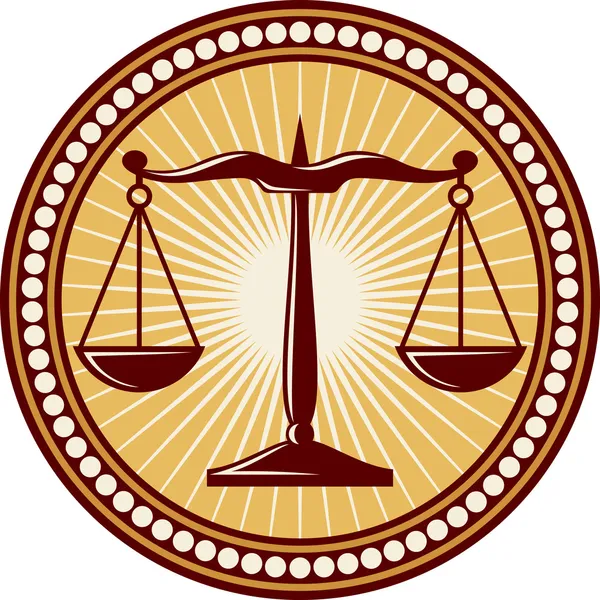 Κλίμακες της δικαιοσύνης — Διανυσματικό Αρχείο