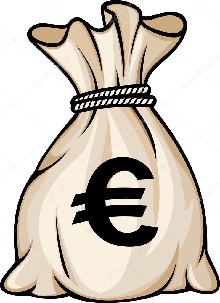 Money bag with dollar sign vector illustration