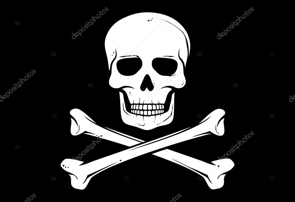 Grafico Vectorial Jolly Roger Pirate Flag Imagen Vectorial Jolly Roger Pirate Flag Depositphotos