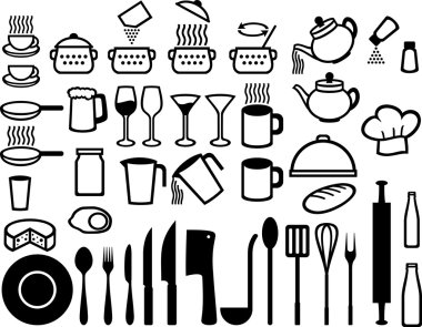 mutfak Icons set