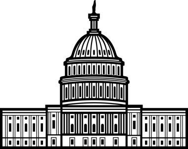 United States Capitol clipart