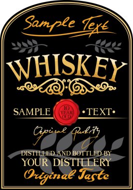 Whiskey label