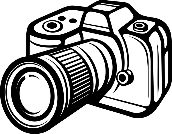 Compact digital camera — Stock Vector