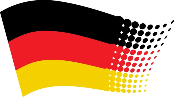 Tyskland flagga — Stock vektor