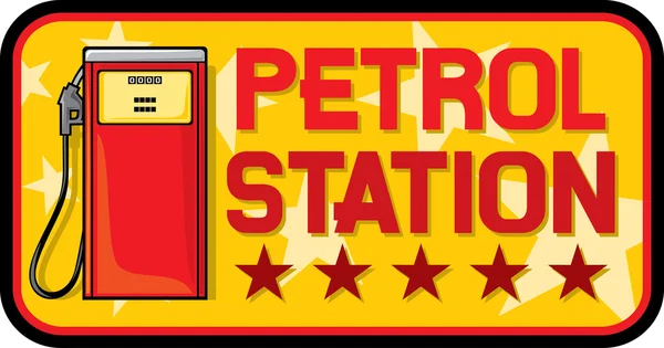 Petrol station — Stock Vector