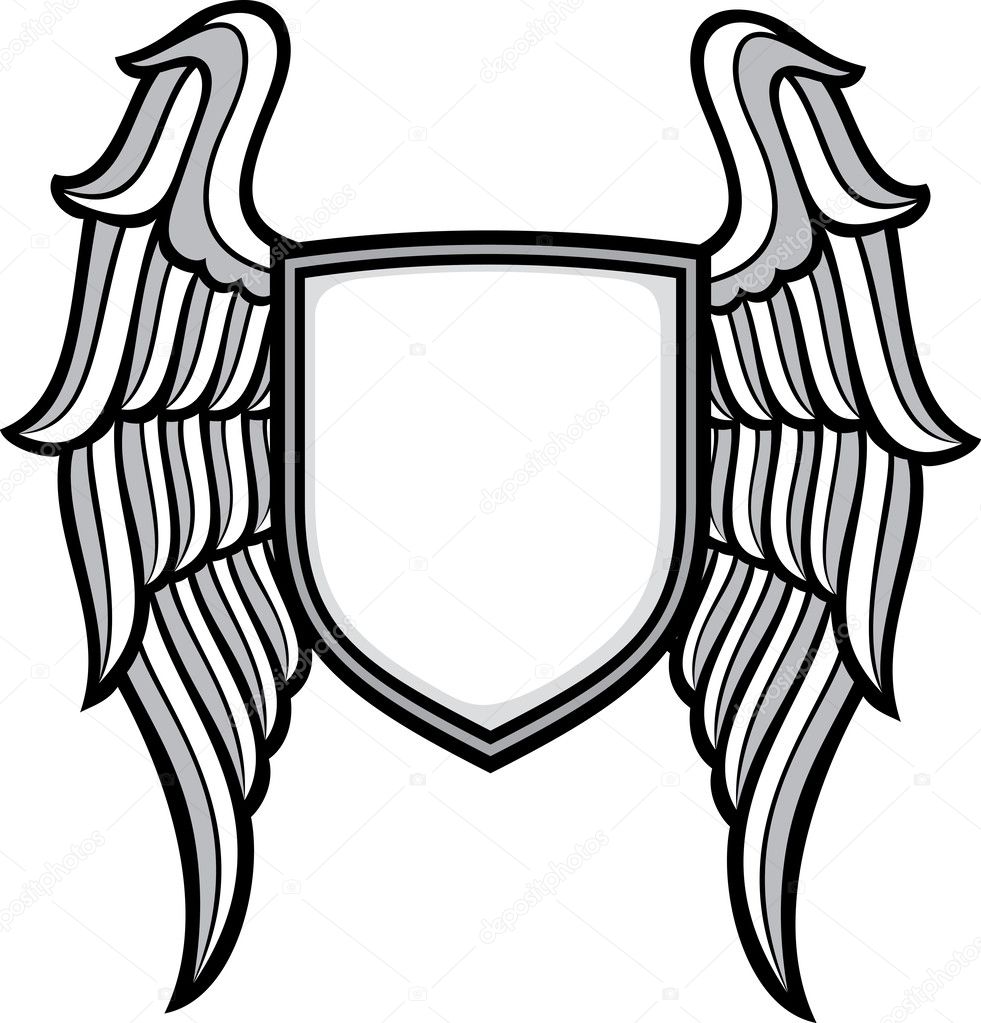 Shield And Wings Vector Image By C Tribaliumivanka Vector Stock Shield And Wings Vector Image By C Tribaliumivanka Vector Stock
