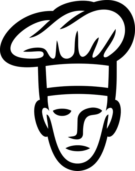 Cara de chef — Vector de stock