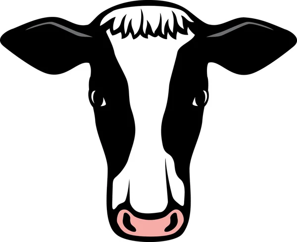 Testa di mucca — Vettoriale Stock