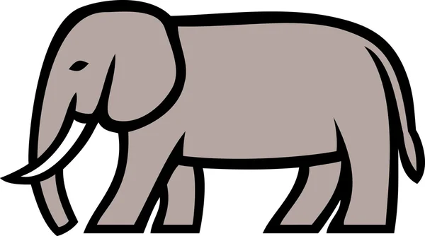 Elefante — Vector de stock