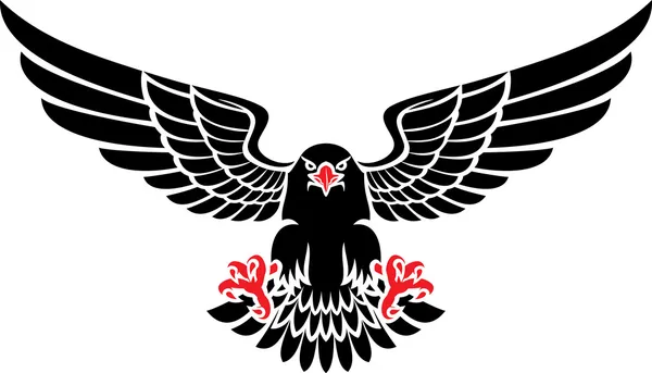 Black eagle — Stock Vector