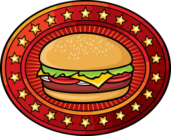 Hambúrguer —  Vetores de Stock