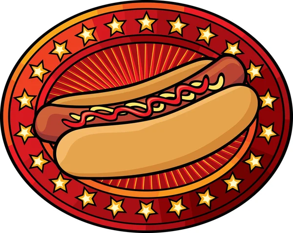 Hot-Dog — Image vectorielle