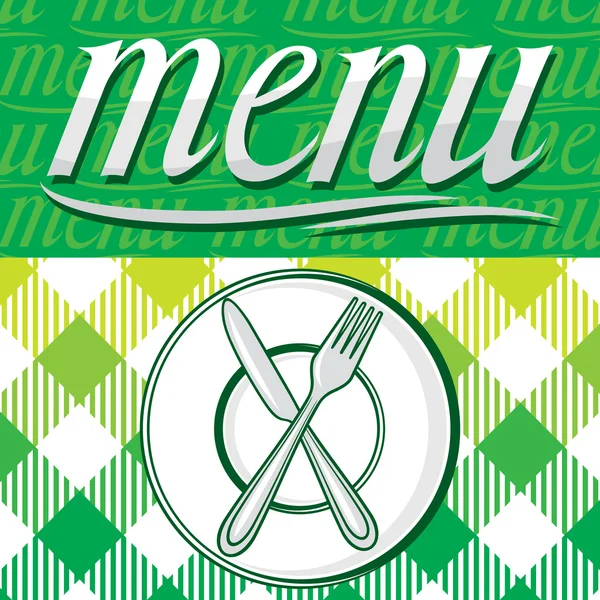 Design de menu restaurante — Vetor de Stock