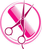 Hair Salon design (haircut or hair salon symbol)