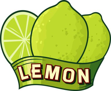 Yeşil limon etiketi