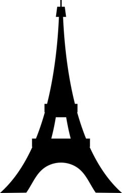 Paris eiffel Kulesi tasarım (Eyfel Kulesi simgesi, eskiz Paris Eyfel Kulesi)