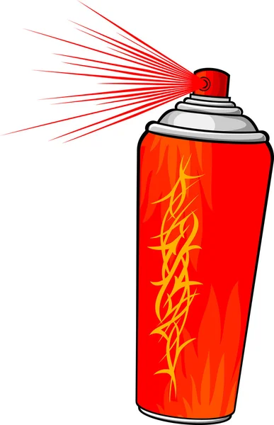 Stencil aerosol — Vettoriale Stock