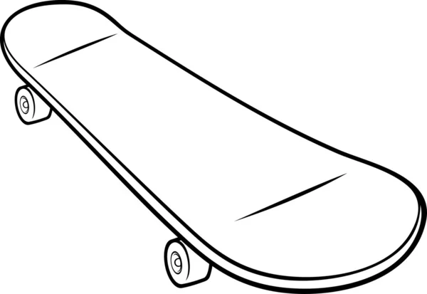 Skateboard vektor — Stockový vektor