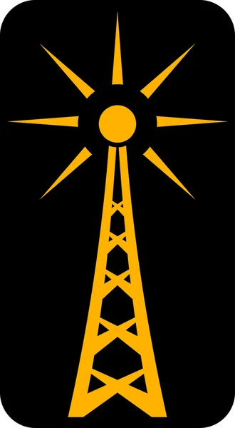 Antena de radio — Vector de stock