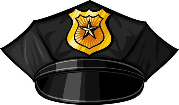 Sombrero POLICIAL — Archivo Imágenes Vectoriales