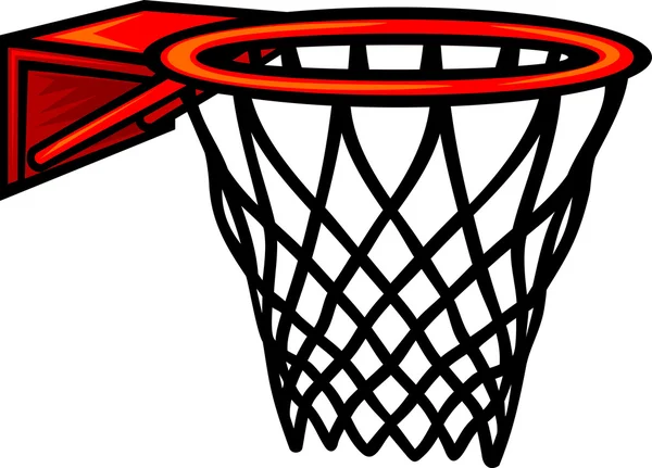 Canestro da basket. Illustrazione vettoriale — Vettoriale Stock