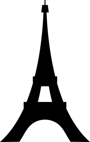 Paris eiffel tower design (eiffel tower ikon, skiss av paris eiffel tower) — Stock vektor