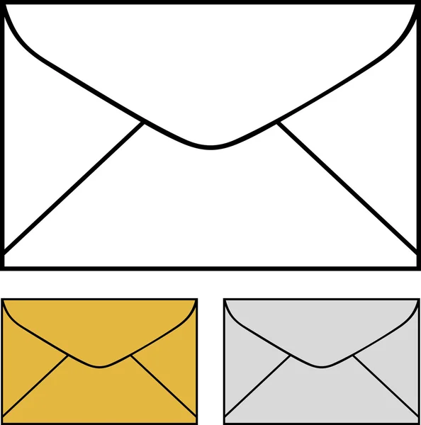 Enveloppe (courrier ) — Image vectorielle